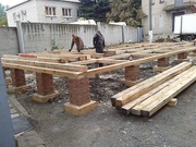 Строительство свайно-ленточного фундамента в г. Донецке.